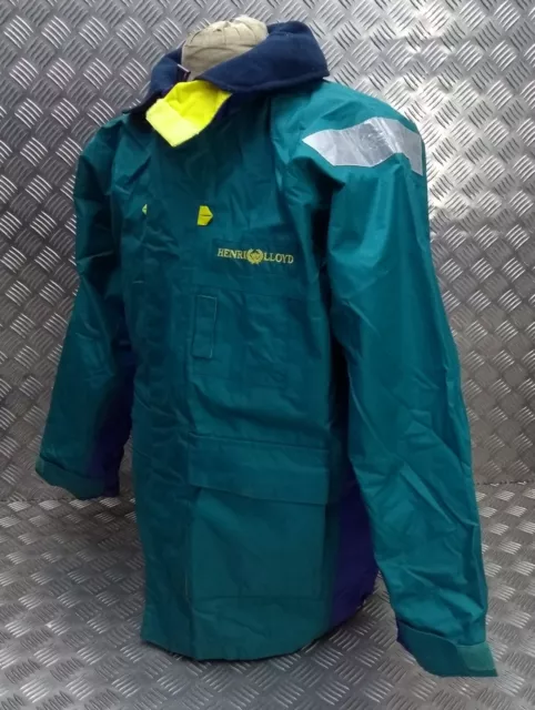 Vintage Henri Lloyd Voile Veste Foul Températures Imperméable Actif SPORTS Usure 2