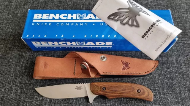 Benchmade 190 Drop Point Hunter Fixed Knife Rare Discontinued