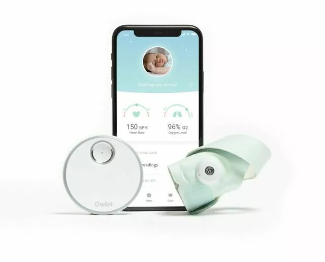 Owlet Smart Sock 3rd Gen Voice & Breathing Baby Monitor