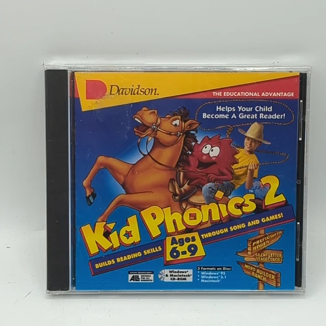 kid-phonics-2-by-davidson-builds-reading-skills-cd-rom-windows-95-3-1-mac-14-99-picclick