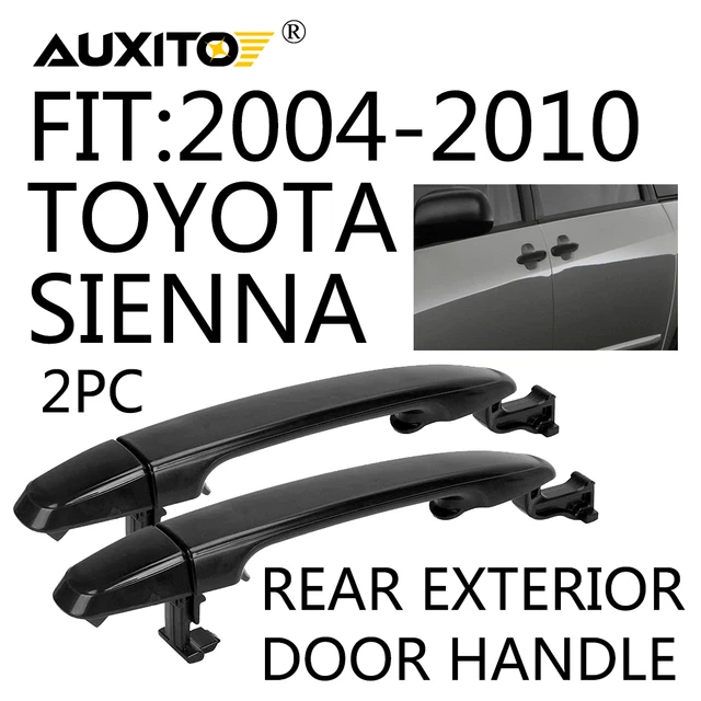 2x For Toyota Sienna 2004-10 Rear Left+Right Sliding Door Door Handle 6921308020