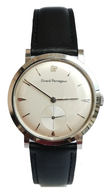 Plaquette Publicitaire Vintage Girard-Perregaux - Targa Suisse, Pour Vitrine Ou Collection, Occasion