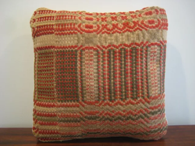 Pillow Sham Cover14 - Vintage Coverlet - Decorative Throw Pillow - Accent Pillow