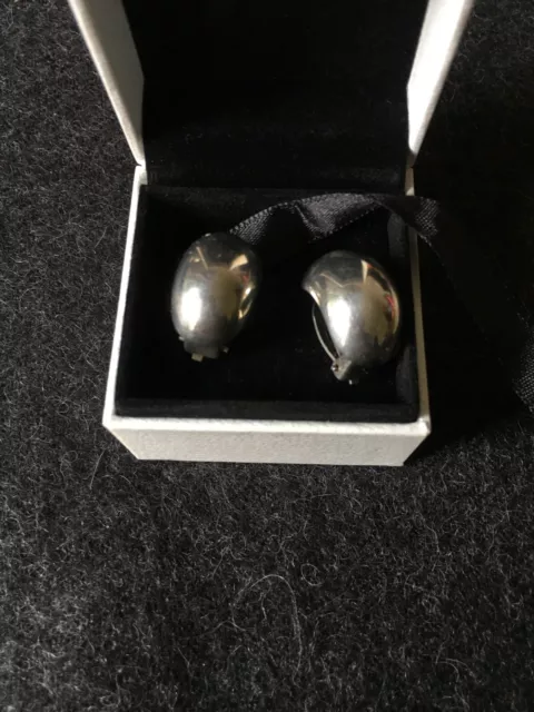 Vintage Georg Jensen sterling silver earrings