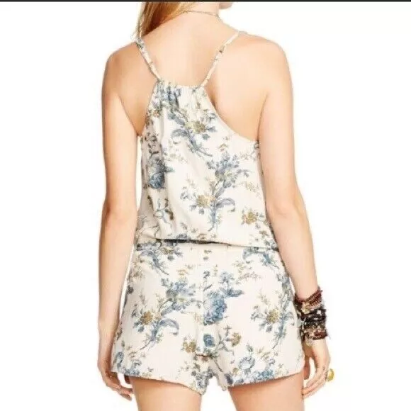 Denim & Supply Ralph Lauren Floral V-Neck Romper XL 2