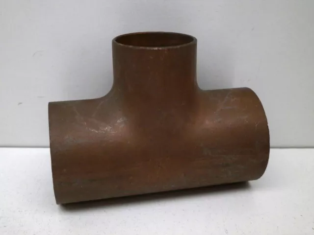 1-1/4" x 1-1/4" x 1" Copper Pipe Reducing Union Tee Sweat Plumbing Fitting