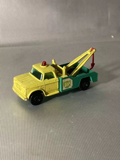 vintage LESNEY MATCHBOX #13 DODGE WRECK TOW TRUCK BP WRECKER vintage LESNEY MATCHBOX #13 DODGE WRECK TOW TRUCK BP WRECKER