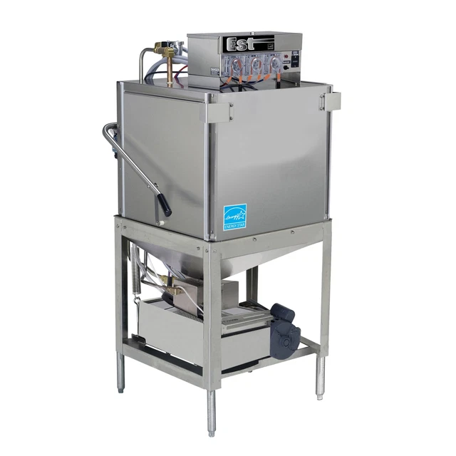 CMA Dishmachines EST-3-D Door Type Single Rack Straight Dishwasher, Low Temp