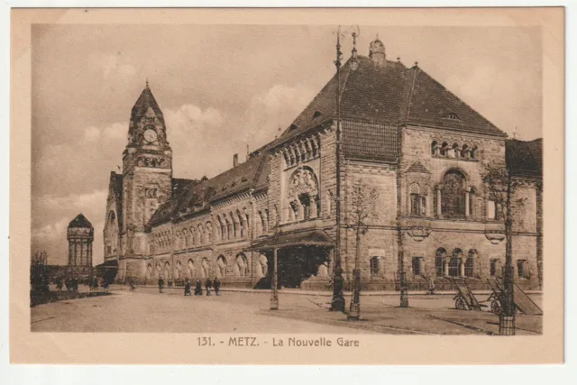 METZ  - Moselle - CPA 57 - La Gare -