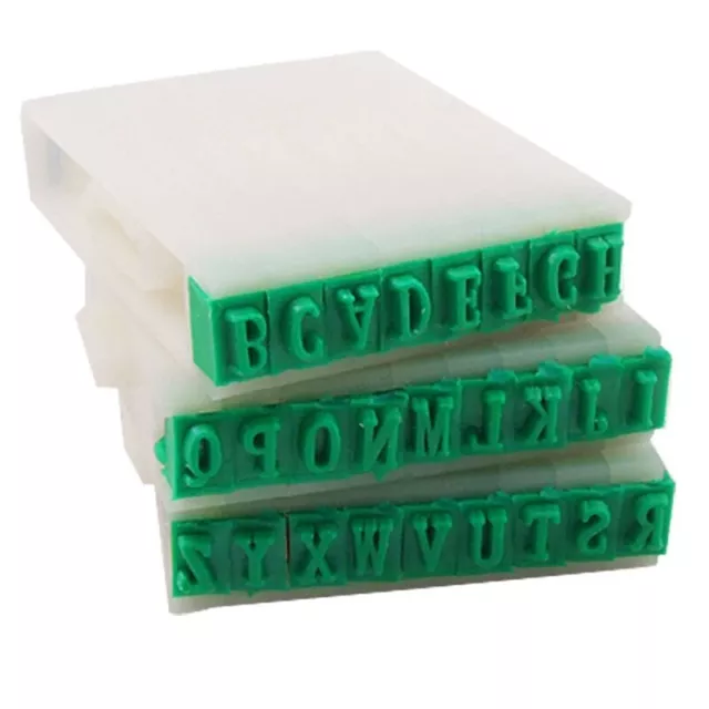1X(Detachable 26-Letters English Alphabet Plastic Stamp Set F6R4)