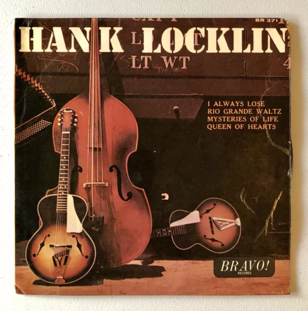 Hank Locklin I Always Lose 7" 45u/min UK Bildhülle EP Sehr guter Zustand +/sehr guter Zustand +