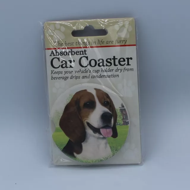 Super Absorbent Car Coaster - Dog - Beagle