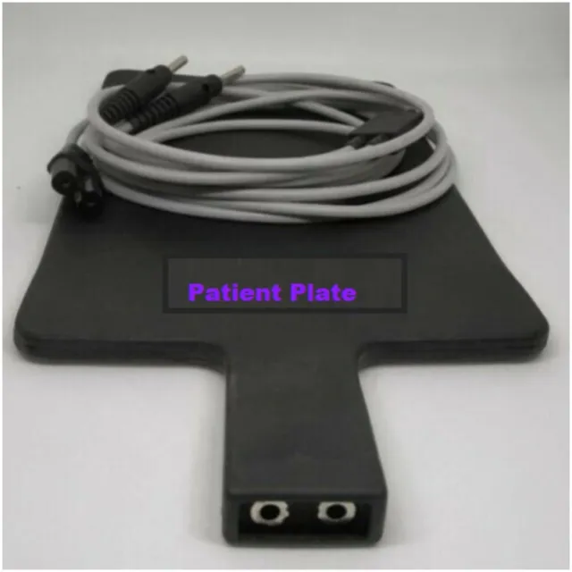 Silicon Conductive Patient Plate with Adaptor Cable Compatible Valleylab 6 "x11"