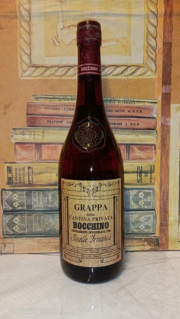 Grappa Della Cantina Privata Bocchino Sorelle Ferraris 1970 75cl 45%
