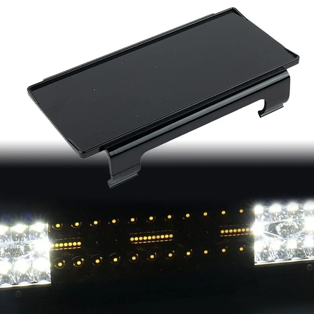 Maximaler Schutz mit 6 schwarzen Objektivabdeckung für zweireihige LED Lichtlei