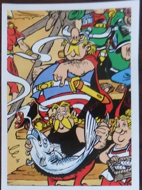 Carte panini N° A   Asterix sticker carrefour 2019