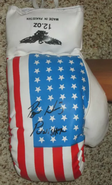 Paul "Punisher" Williams Signed USA Boxing Glove with proof