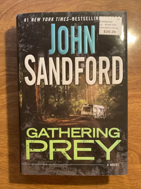 Gathering Prey by John Sandford Hardcover Murder Mystery Novel Book