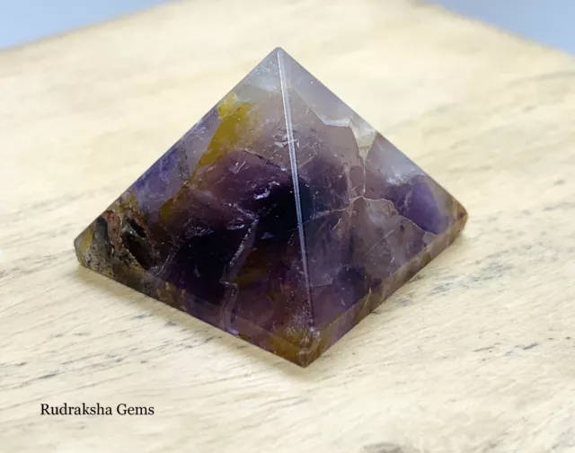 Reiki Energy Charged Amethyst  Power Natural Healing Crystal Stone Pyramid Uk