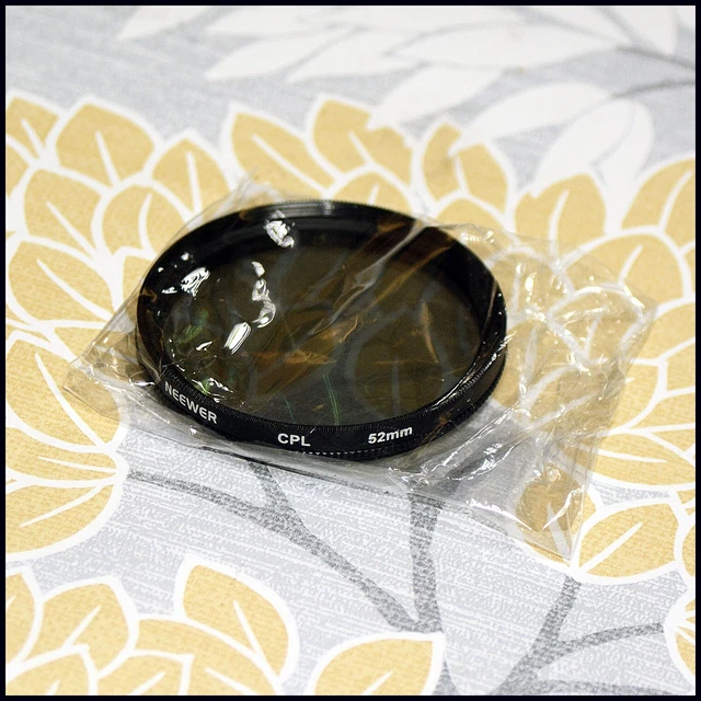 NEW 52mm Neewer CPL Circular Polariser Digital Filter great colours FREE POST