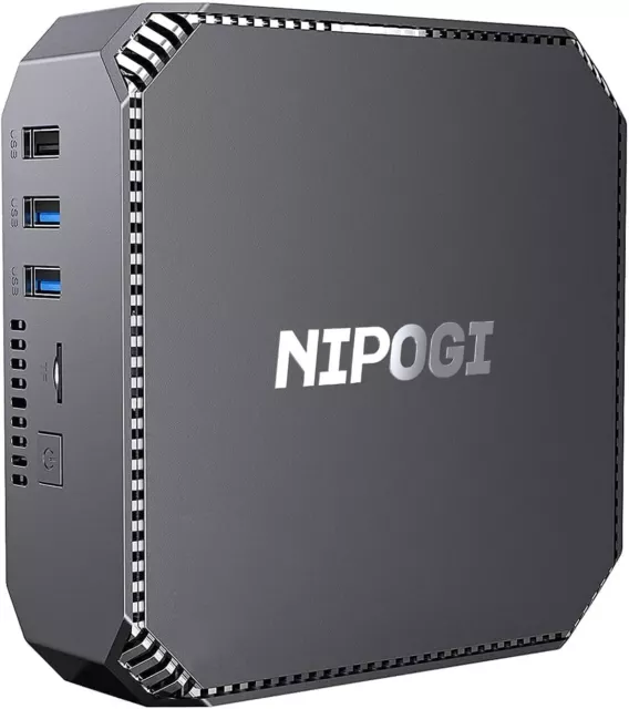 NiPoGi Mini PC,12GB DDR4/ 128GB ROM Ιntel Celeron J4125 Processor