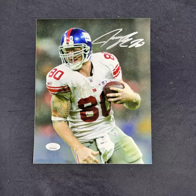 Jeremy Shockey New York Giants Signed 8X10 Photo Autographed & Certified by JSA