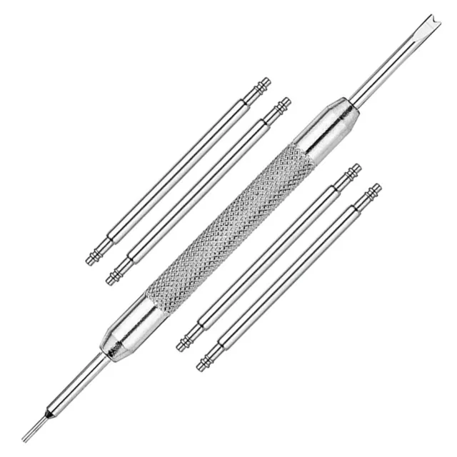 Watch Band Spring Bar 4 Pack Stainless Steel Watch Band Pins, Dm 1.8 mm (21 mm)