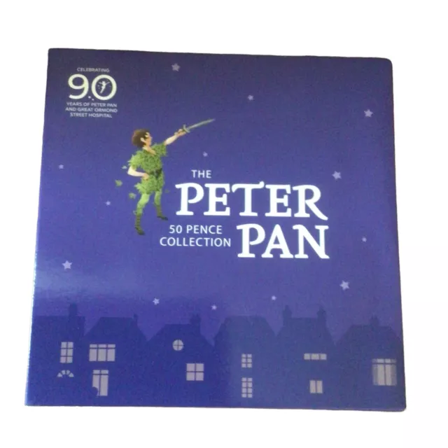 2019 THE PETER PAN COLLECTION 50p COIN SET UNCIRCULATED.BUNC. 90 YEARS