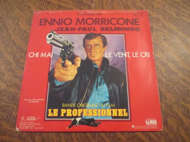 45 tours ENNIO MORRICONE bande originale du film "le professionnel" chi mai