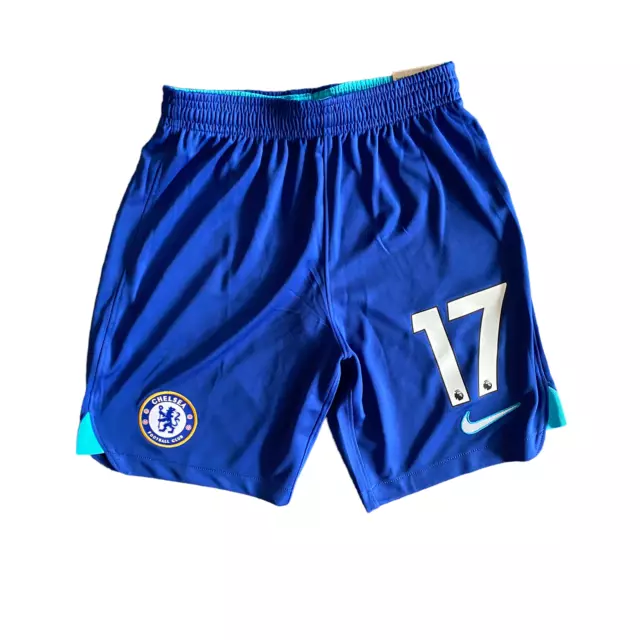 Pantaloncini da calcio Chelsea per bambini (taglia 10-12y) Nike Home - n. 17 - nuovi