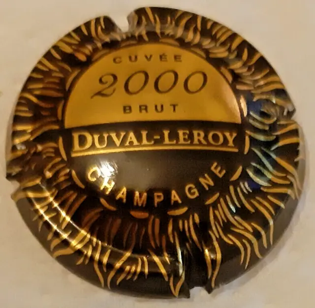 Capsule de champagne Duval Leroy N°23 Cuvée 2000 Brut Côte 30€