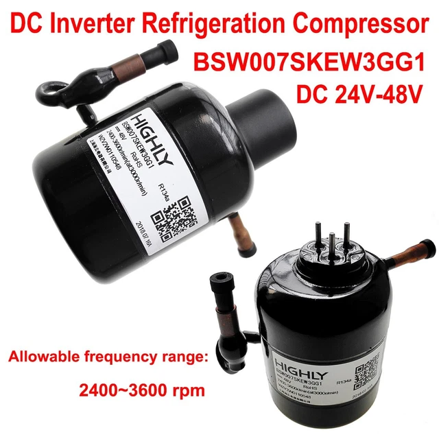 24V/36V/48V Invert Compressor Connect Brushless Motor Driver for Cooling System
