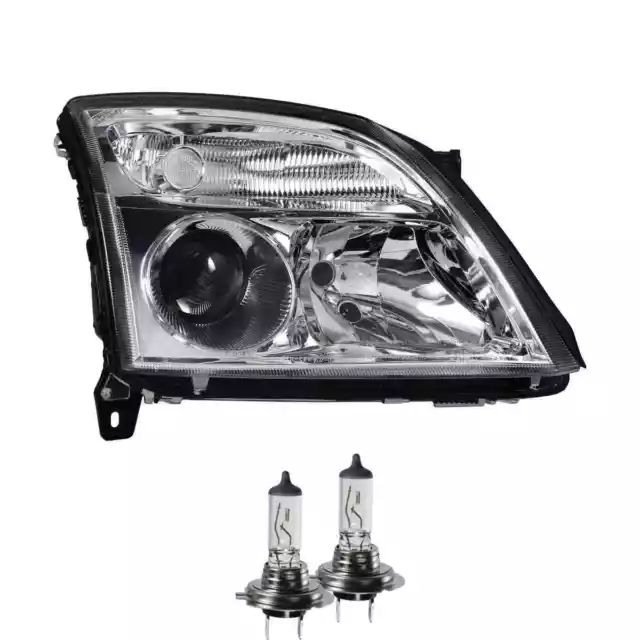 Halogen Headlight Right H7 for Opel Vectra C Cc Signum Including Lamps