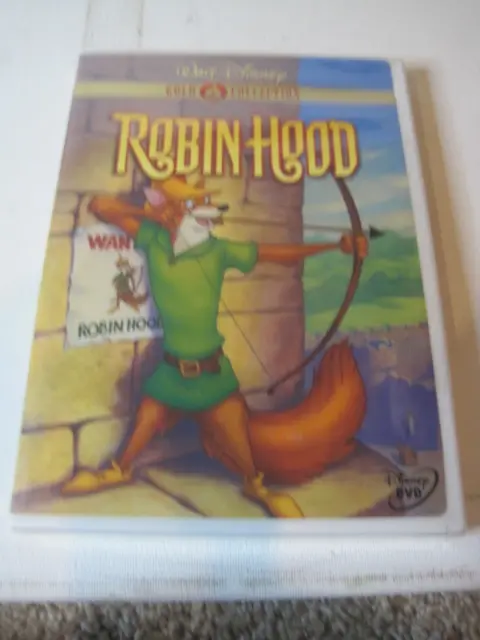 New Sealed Walt Disney Robin Hood Gold Collection Edition DVD 2000