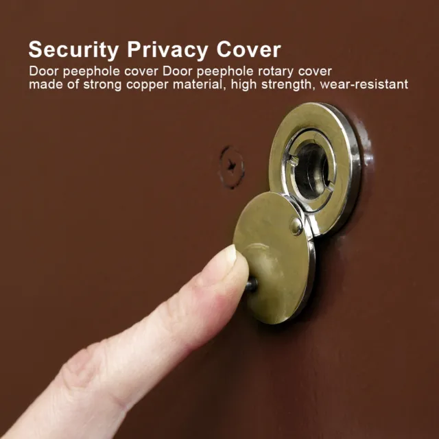 Protector House Peephole Cover Sturdy Rotary For Door SelfConvenient