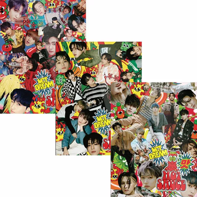 NCT DREAM [HOT SAUCE/맛] 1st Album PHOTO BOOK CD+POSTER+2 Book+Card+F.Poster+GIFT