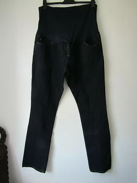 LIZ LANGE Over Bump Indigo Skinny Maternity Jeans Size 18 NEW