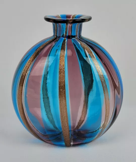 Bucella Cristalli Murano Art Glass Perfume Bottle Beautiful & Mint!