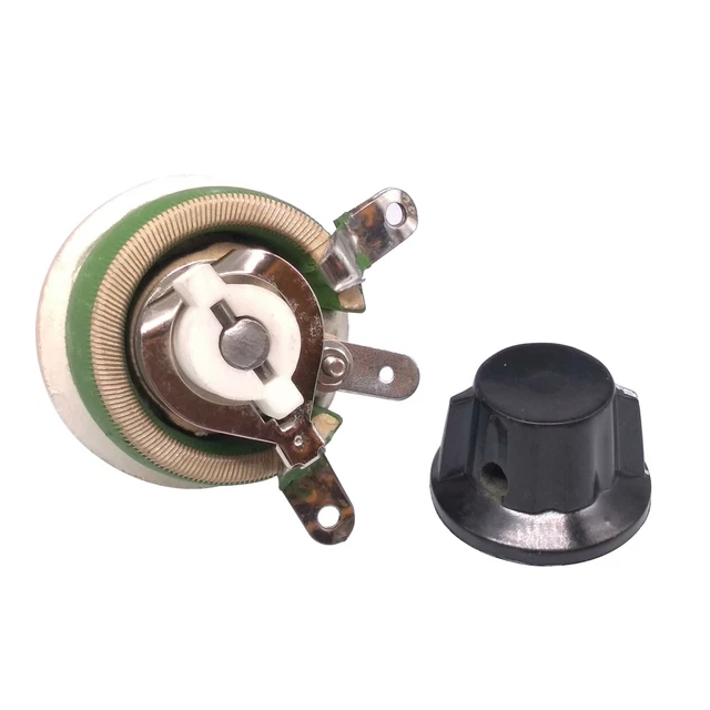 Lot De 10 Boutons De Potentiomètre En Alliage D'aluminium 40x10mm - Pour Appareils Audio, électroménagers