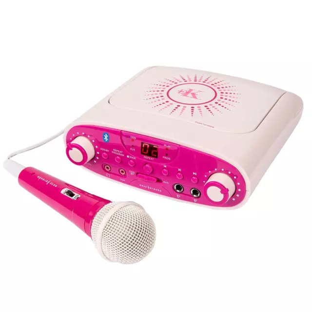 Easy Karaoke 'Girls Night In' Bluetooth® Party Maschine + 1 Mikrofon & CD