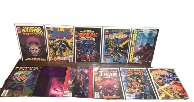 Marvel Comic book Bundle lot, Onslaught, Punisher, Green Goblin, Thor, Magneto