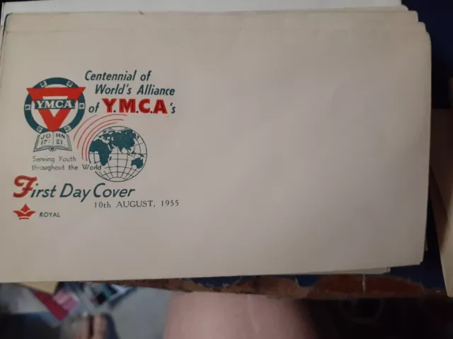 Australia First Day Cover FDC Royal private issue 1955 YMCA