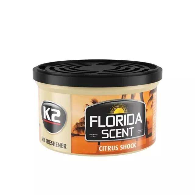 Lote De 2 Ambientadores De Aroma De Coche Florida Scent (Citrus Shock)