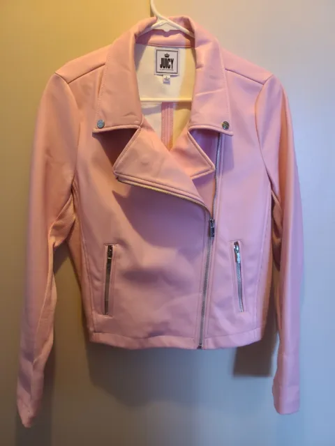 Juicy Faux Leather Pink Jacket