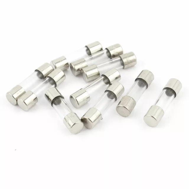 10 Pièces Rapide Action Rapide Fusible En Verre 5x20mm 250V 80mA 0.08A