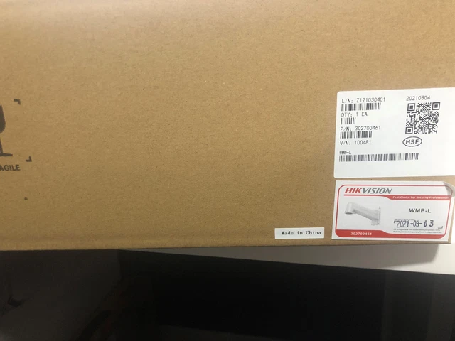 Hikvision WMP-L Long Arm Wall Mount Bracket for Security Camera (White)