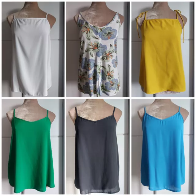 Tall Topshop New Look ASOS Fashion Union Bellfield Cami Top Bundle Size 8- 10