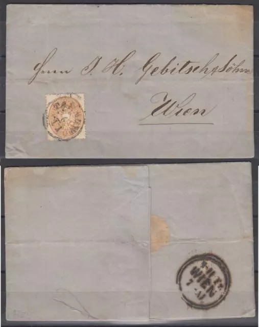 ÖSTERREICH  1863  15 KR  Brief  Tarnow - Wien