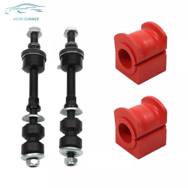 Front Sway Bar Links w/ Bushings 4PC For 2005/2006-2008 Ford F150 K80337/K200331