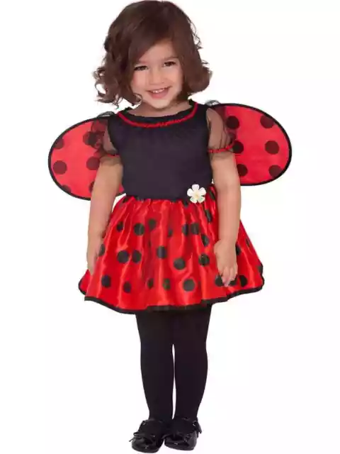 Baby Little Ladybug Costume Ladybird New Fancy Dress Girls Toddler Insect Outfit